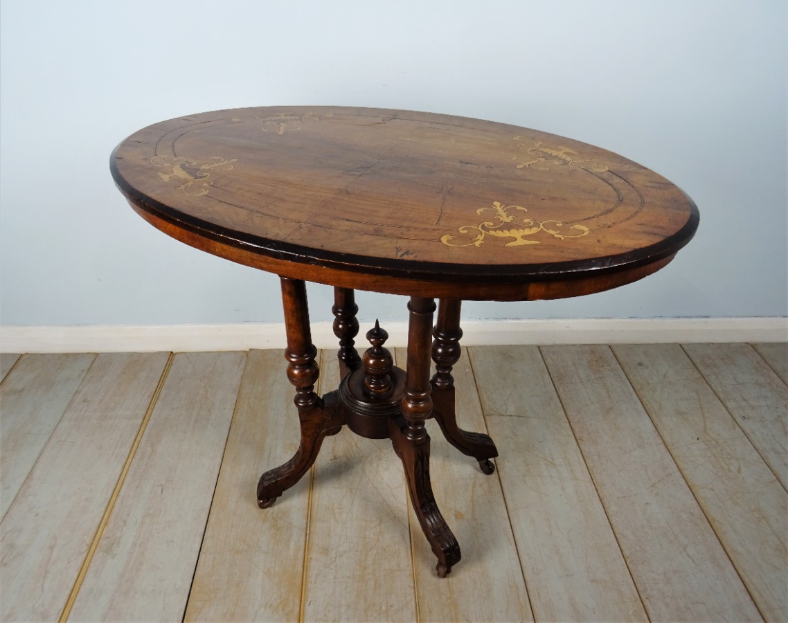 Small Oval Occasional Table